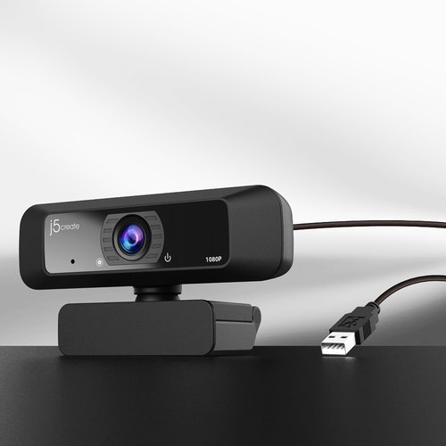 j5create JVCU100-N USB™ HD Webcam met 360° Rotatie