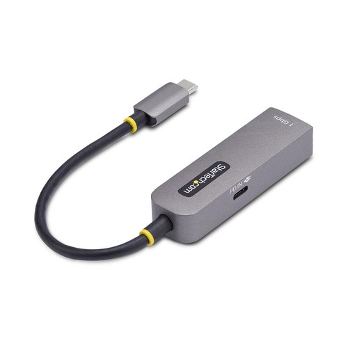 StarTech.com USB-C naar Ethernet Adapter, NIC, 100W PD Pass-Through, USB 3.0 Type-C 1Gbps Multi Speed Netwerk Adapter, Gigabit Ethernet, Thunderbolt Compatibel, Windows & Mac