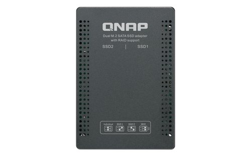 QNAP QDA-A2MAR behuizing voor opslagstations SDD-behuizing Zwart M.2