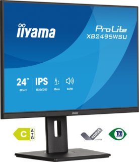iiyama ProLite XB2495WSU-B1 computer monitor 61,2 cm (24.1") 1920 x 1200 Pixels WUXGA LCD Zwart