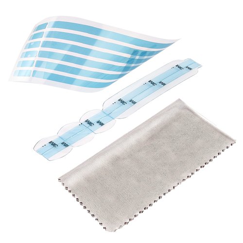 StarTech.com Zelfklevende Strips en Schuifmontagelipjes voor Privacy Filters, Universele Installatiekit voor Laptop/Computer Anti Glare Monitor Privacy Screens, Vervanging/Bevestigingstrip
