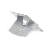 R-Go Tools Laptopstandaard R-Go Riser Flexible, verstelbare inklapbare laptopverhoger, ergonomisch, Hylite aluminium, zilver