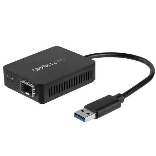 StarTech.com USB 3.0 naar Glasvezel Converter - Compacte USB naar Open SFP Adapter - USB naar Gigabit Netwerk Adapter - USB 3.0 Fiber Optic Adapter Multi Mode(MMF)/Single Mode Fiber(SMF)