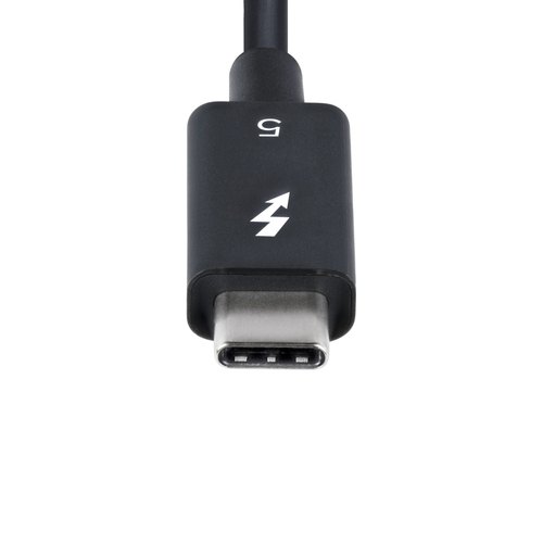 StarTech.com 50cm Thunderbolt 5 Kabel, 80Gbps/Tot 120Gbps, 240W PD EPR, 8K 60Hz, Thunderbolt-Gecertificeerde Kabel, Compatibel met Thunderbolt 4/USB4/USB-C