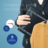 R-Go Tools Tablet- en laptopstandaard R-Go Riser Duo, geschikt voor 10-22 inch scherm, zwart