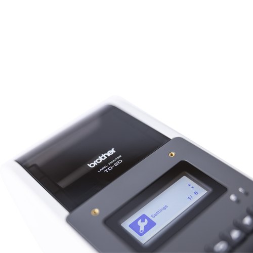Brother TD-2350D203 labelprinter Direct thermisch 203 x 203 DPI 152 mm/sec Bedraad en draadloos Ethernet LAN Wifi Bluetooth