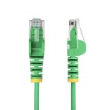 StarTech.com 1,5m Dunne CAT6 Ethernet Kabel, Groen, Snagless, 100W PoE, UTP, LSZH, 28AWG Pure Koperdraad, Slim RJ45 Netwerk Patchkabel met Trekontlasting, Fluke Getest