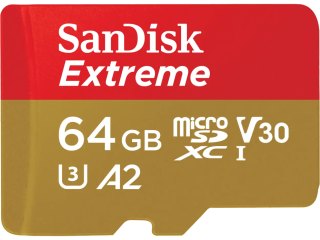 Extreme microSDXC 64GB+SD 170MB/s