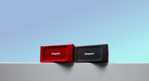 Kingston Technology 2TB XS1000 Red External USB 3.2 Gen 2 Draagbare Solid State Drive