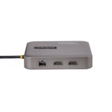 StarTech.com USB C Docking Station, Dual 4K 60Hz HDMI compatibel met Macbook Pro (M1/M2/M3/M4) en Windows, USB-A/USB-C 10Gbps Hub, 100W Power Delivery, GbE, SD, 56cm Kabel