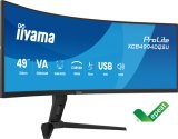 iiyama ProLite XCB4994DQSU-B1 computer monitor 124,5 cm (49") 5120 x 1440 Pixels Dual QHD LCD Zwart