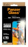 PanzerGlass ® Anti-Reflective Armor Screen Protector iPhone 17 | iPhone 16 Pro w. EasyAligner Doorzichtige schermbeschermer Apple 1 stuk(s)