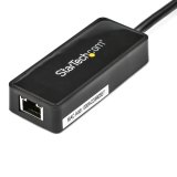 StarTech.com USB 3.0 naar gigabit Ethernet-adapter NIC met USB-poort - zwart