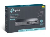 TP-Link TL-SG1016PE Managed L2 Gigabit Ethernet (10/100/1000) Power over Ethernet (PoE) 1U Zwart