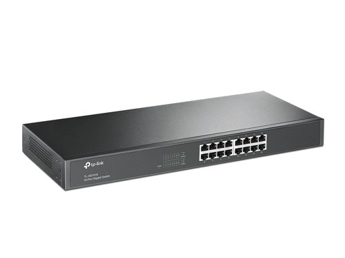 TP-Link TL-SG1016 netwerk-switch Unmanaged Gigabit Ethernet (10/100/1000) 1U Zwart