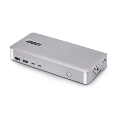 StarTech.com Dual-Monitor USB4 Docking Station, Dual 4K 120Hz of Single 8K 60Hz HDMI, 100W Laptop Charging, 2.5GbE, USB-C Multi-Monitor Dock, Zonder Drivers