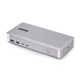 StarTech.com Dual-Monitor USB4 Docking Station, Dual 4K 120Hz of Single 8K 60Hz HDMI, 100W Laptop Charging, 2.5GbE, USB-C Multi-Monitor Dock, Zonder Drivers