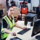 Brother TJ4522TN labelprinter Direct thermisch/Thermische overdracht 300 x 300 DPI 305 mm/sec Bedraad Ethernet LAN