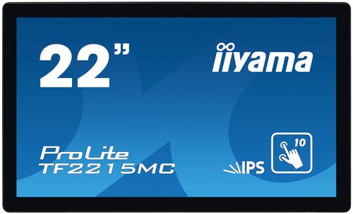 iiyama ProLite TF2215MC-B2 computer monitor 54,6 cm (21.5") 1920 x 1080 Pixels Full HD LED Touchscreen Multi-gebruiker Zwart