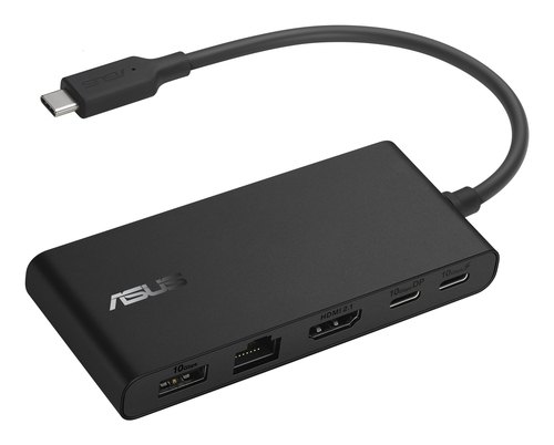 ASUS Dual 4K USB-C Dock DC201 Bedraad USB 3.2 Gen 2 (3.1 Gen 2) Type-C Zwart