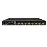StarTech.com 8 port KVM Rack Console met 1,8m Lange Kabels, Geïntegreerde KVM Switch met 17" LCD Scherm, Universele 1U LCD KVM Console, OSD KVM, Duurzaam 50000 MTBF, USB + VGA Support, QWERTY Keyboard