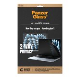 PanzerGlass ® Magnetic 2-Way Privacy Film Screen Protector MacBook Air 13.6" M5 | M4 | M3 | M2 Doorzichtige schermbeschermer 1 stuk(s)