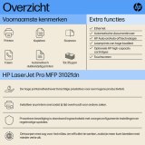 HP LaserJet Pro MFP 3102fdn printer