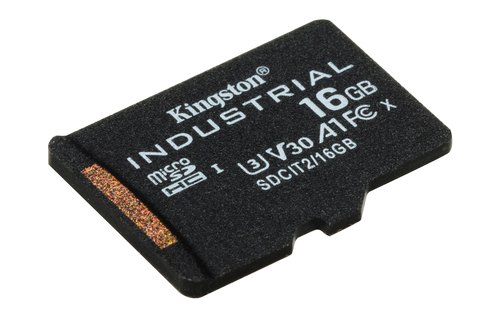 Kingston Technology 16GB microSDHC Industrial C10 A1 pSLC-kaart enkele verpakking zonder adapter