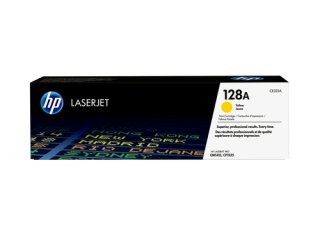 HP 128A originele gele LaserJet tonercartridge