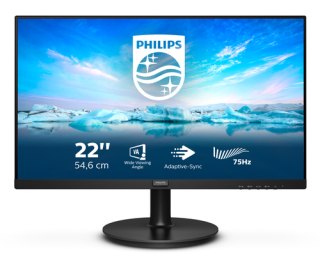 Philips V Line 222V8LA/00 computer monitor 54,6 cm (21.5") 1920 x 1080 Pixels Full HD LCD Zwart