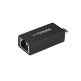 StarTech.com USB-C naar Gigabit Ethernet Adapter, 1Gbps NIC USB 3.0/USB 3.1 Type C Netwerk Adapter, 1GbE USB-C naar RJ45/LAN Poort, Thunderbolt 3 Compatibel, Windows/MacBook Pro/Chromebook