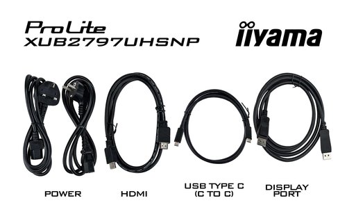 iiyama ProLite XUB2797UHSNP-B1 computer monitor 68,6 cm (27") 3840 x 2160 Pixels 4K Ultra HD LED Zwart