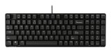 CHERRY K37ID toetsenbord Industrieel USB QWERTY Amerikaans Engels Zwart