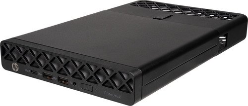 HP EliteDesk 8 Mini G1a PC AMD Ryzen™ 5 220 16 GB DDR5-SDRAM 512 GB SSD Windows 11 Pro Mini PC Zwart