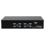 StarTech.com 4-poort USB DisplayPort KVM-switch met Audio
