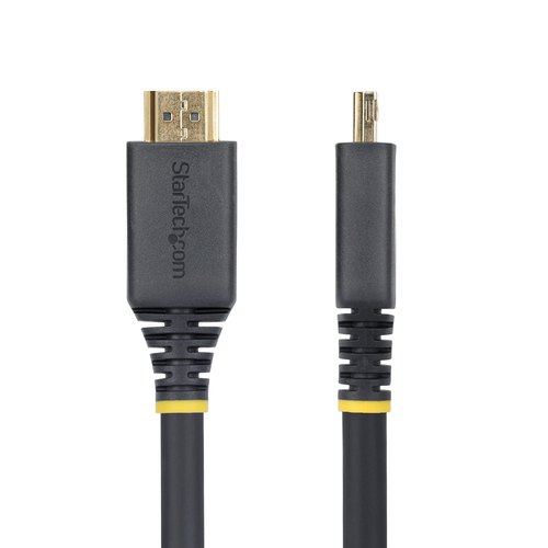 StarTech.com 6m High Speed HDMI Kabel met Grip Connectors, 4K 60Hz/1440p 144Hz, HDR10/HDCP 2.2/ARC, 18Gbps, UHD HDMI 2.0 Kabel voor TV/Monitor/Display, TPE Mantel
