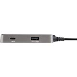 StarTech.com USB C Multiport Adapter, USB Type-C naar 4K 60Hz HDMI 2.0, 100W Power Delivery Pass-through, 3-Port 10Gbps USB Hub, Compacte USB C Mini Dock, 25cm Kabel