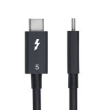 StarTech.com 50cm Thunderbolt 5 Kabel, 80Gbps/Tot 120Gbps, 240W PD EPR, 8K 60Hz, Thunderbolt-Gecertificeerde Kabel, Compatibel met Thunderbolt 4/USB4/USB-C