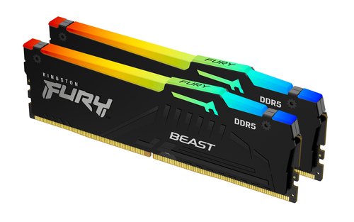 Kingston Technology FURY Beast 32GB 6000MT/s DDR5 CL36 DIMM (Kit van 2) RGB EXPO