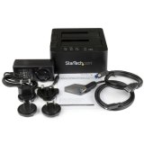StarTech.com Standalone USB 3.1 Hard Drive Cloner, Dual Bay HDD/SSD Kloner/Copier, 10Gbps USB naar SATA III HDD/SSD Docking Station, Harde Schijf Duplicator Dock, Hard Disk Copy