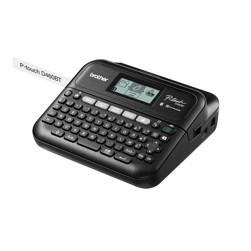 Brother PT-D460BTVP labelprinter Thermo transfer 180 x 180 DPI 30 mm/sec Bedraad en draadloos TZe Bluetooth QWERTY