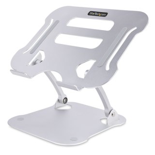 StarTech.com Verstelbare Laptopstandaard voor Bureau, Ergonomische Laptop Steun met Verstelbare Hoogte, Aluminium, 10kg Draagvermogen, Inklapbare Laptop Houder/Verhoger/Riser