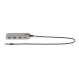 StarTech.com USB-C Triple Monitor Multiport Adapter, Dual 4K 60Hz + 4K 30Hz HDMI & DisplayPort, 3-Port USB Hub, 10Gbps, 100W PD Pass-Through, GbE, Travel Dock, Windows & ChromeOS