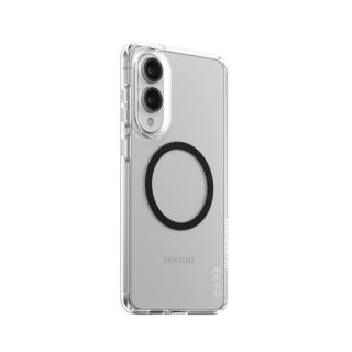 PanzerGlass CARE™ by ® Urban Combat Case Transparent w. Black Qi Compatible Samsung S25 Edge mobiele telefoon behuizingen Hoes Transparant