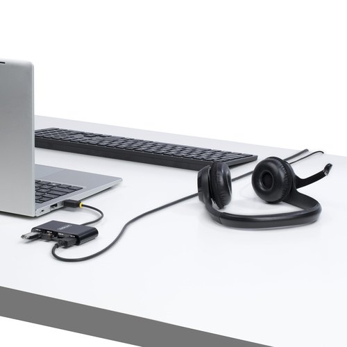 StarTech.com 4-Port USB 2.0 Hub, USB Bus Powered, Compacte Travel USB Hub, USB 2.0 Splitter, Multi-Port Draagbare Mini USB Hub, 480Mbps, Overspanningsbeveiliging (OCP)