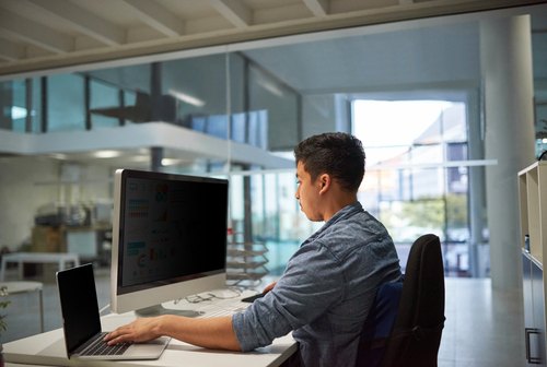 3M Privacy Filter voor 23.8in Volledig Scherm Monitor met COMPLY™ Magnetische Bevestiging, 16:9, PF238W9EM