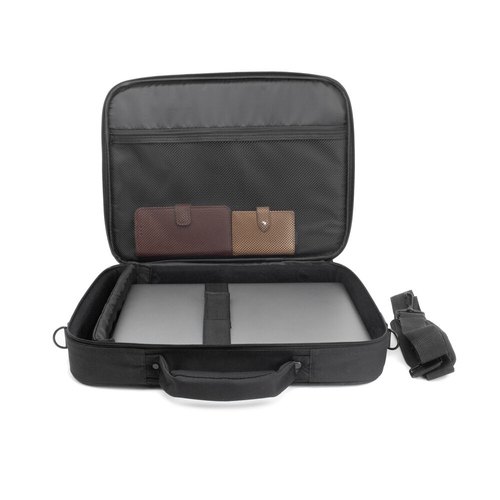 ACT Office schoudertas voor laptops tot 16,1”, gemaakt van gerecyclede plastic flessen
