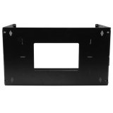 StarTech.com 2 Post 4U Open Frame Wandmonteerbare Server rack met Ingebouwd Schap, Verstelbare Diepte, Netwerk rack voor Data/AV/Electronica/Computer Apparatuur, Compacte Server Rack, TAA Compliant