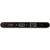 StarTech.com USB-C Multiport Adapter - USB Type-C 8-in-1 Mini Dock met HDMI 4K of VGA 1080p - 100W Power Delivery Passthrough, 3-Port USB 3.0 Hub, GbE, SD & MicroSD - Laptop Travel Dock