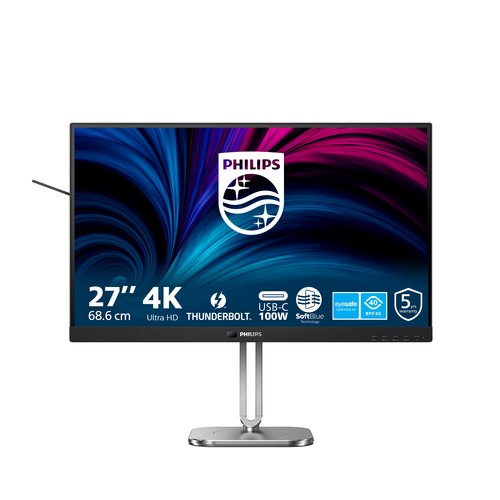 Philips 6000 series 27B2U6903/00 computer monitor 68,6 cm (27") 3840 x 2160 Pixels 4K Ultra HD LED Antraciet